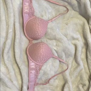 Pink bra